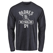 Youth San Diego Padres Sean Reynolds ＃54 Base Runner Long Sleeve T-Shirt - Navy