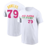 Youth San Diego Padres Tirso Ornelas ＃79 2022 City Connect Name & Number T-Shirt - White