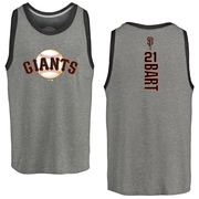 Youth San Francisco Giants Joey Bart ＃21 Backer Tank Heathered - Gray