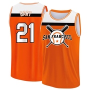 Youth San Francisco Giants Joey Bart ＃21 Legend Baseball Tank Top - Orange/White