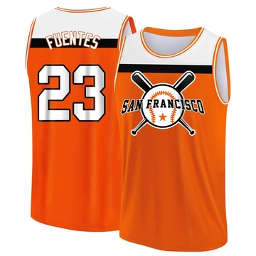 Youth San Francisco Giants Tito Fuentes ＃23 Legend Baseball Tank Top - Orange/White