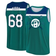 Youth Seattle Mariners George Kirby ＃68 Legend Baseball Tank Top - Aqua/Blue