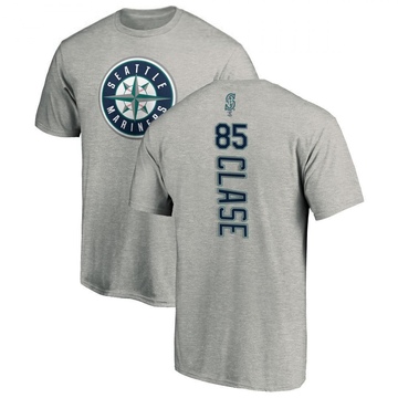 Youth Seattle Mariners Jonatan Clase ＃85 Backer T-Shirt Ash