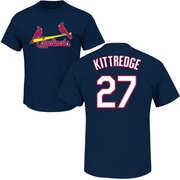 Youth St. Louis Cardinals Andrew Kittredge ＃27 Roster Name & Number T-Shirt - Navy