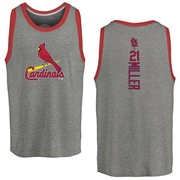 Youth St. Louis Cardinals Andrew Miller ＃21 Backer Tank Top Ash