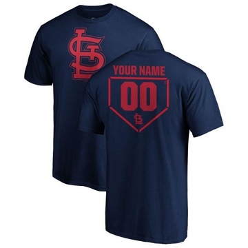 Youth St. Louis Cardinals Custom ＃00 RBI T-Shirt - Navy