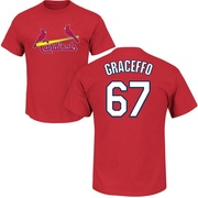 Youth St. Louis Cardinals Gordon Graceffo ＃67 Roster Name & Number T-Shirt - Red