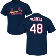 Youth St. Louis Cardinals Ivan Herrera ＃48 Roster Name & Number T-Shirt - Navy