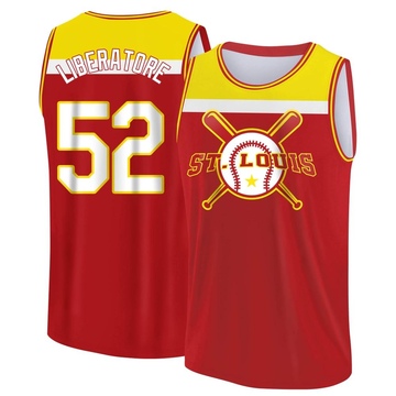 Youth St. Louis Cardinals Matthew Liberatore ＃52 Legend Baseball Tank Top - Red/Yellow