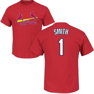 Youth St. Louis Cardinals Ozzie Smith ＃1 Roster Name & Number T-Shirt - Red