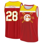 Youth St. Louis Cardinals Vada Pinson ＃28 Legend Baseball Tank Top - Red/Yellow