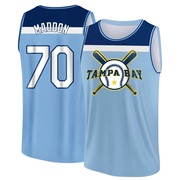 Youth Tampa Bay Rays Joe Maddon ＃70 Legend Light Baseball Tank Top - Blue/Navy