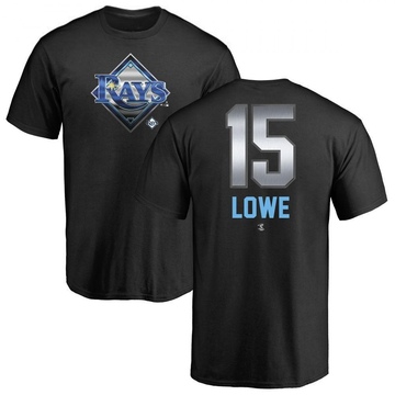 Youth Tampa Bay Rays Josh Lowe ＃15 Midnight Mascot T-Shirt - Black