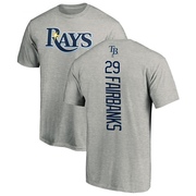 Youth Tampa Bay Rays Pete Fairbanks ＃29 Backer T-Shirt Ash