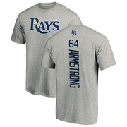 Youth Tampa Bay Rays Shawn Armstrong ＃64 Backer T-Shirt Ash