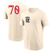 Youth Texas Rangers Antoine Kelly ＃70 2023 City Connect Name & Number T-Shirt - Cream