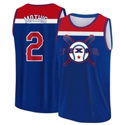 Youth Texas Rangers Jeff Mathis ＃2 Legend Baseball Tank Top - Royal/Red