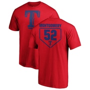 Youth Texas Rangers Jordan Montgomery ＃52 RBI T-Shirt - Red