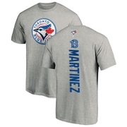 Youth Toronto Blue Jays Buck Martinez ＃13 Backer T-Shirt Ash