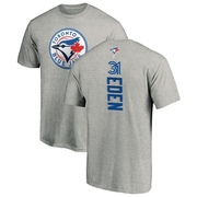 Youth Toronto Blue Jays Cam Eden ＃31 Backer T-Shirt Ash