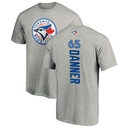 Youth Toronto Blue Jays Hagen Danner ＃65 Backer T-Shirt Ash