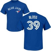 Youth Toronto Blue Jays Jake Bloss ＃39 Roster Name & Number T-Shirt - Royal