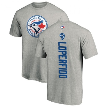 Youth Toronto Blue Jays Joey Loperfido ＃9 Backer T-Shirt Ash