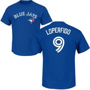 Youth Toronto Blue Jays Joey Loperfido ＃9 Roster Name & Number T-Shirt - Royal