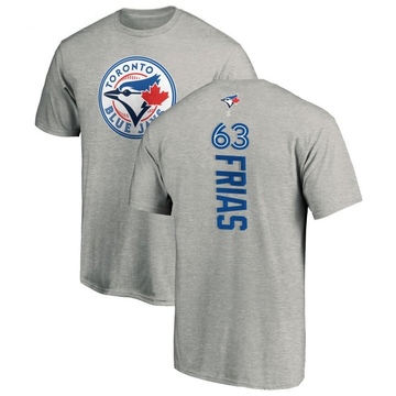 Youth Toronto Blue Jays Luis Frias ＃63 Backer T-Shirt Ash