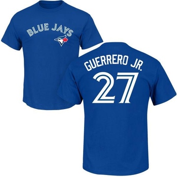 Youth Toronto Blue Jays Vladimir Guerrero Jr. ＃27 Roster Name & Number T-Shirt - Royal