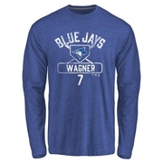 Youth Toronto Blue Jays Will Wagner ＃7 Base Runner Long Sleeve T-Shirt - Royal