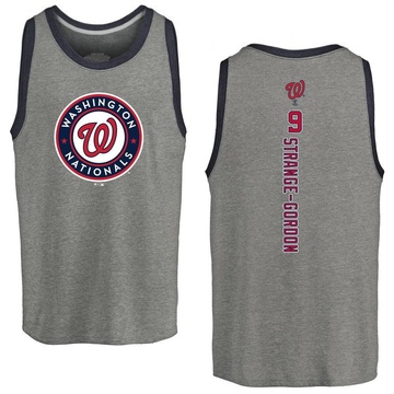 Youth Washington Nationals Dee Strange-Gordon ＃9 Backer Tank Top Ash