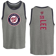 Youth Washington Nationals Evan Lee ＃59 Backer Tank Top Ash