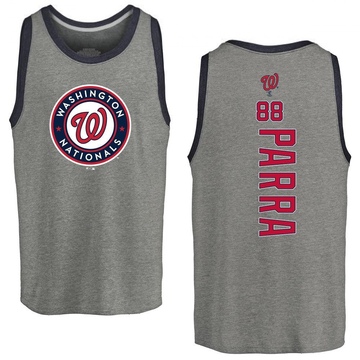 Youth Washington Nationals Gerardo Parra ＃88 Backer Tank Top Ash