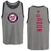 Youth Washington Nationals Joan Adon ＃60 Backer Tank Top Ash