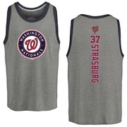 Youth Washington Nationals Stephen Strasburg ＃37 Backer Tank Top Ash