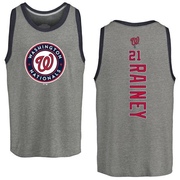 Youth Washington Nationals Tanner Rainey ＃21 Backer Tank Top Ash